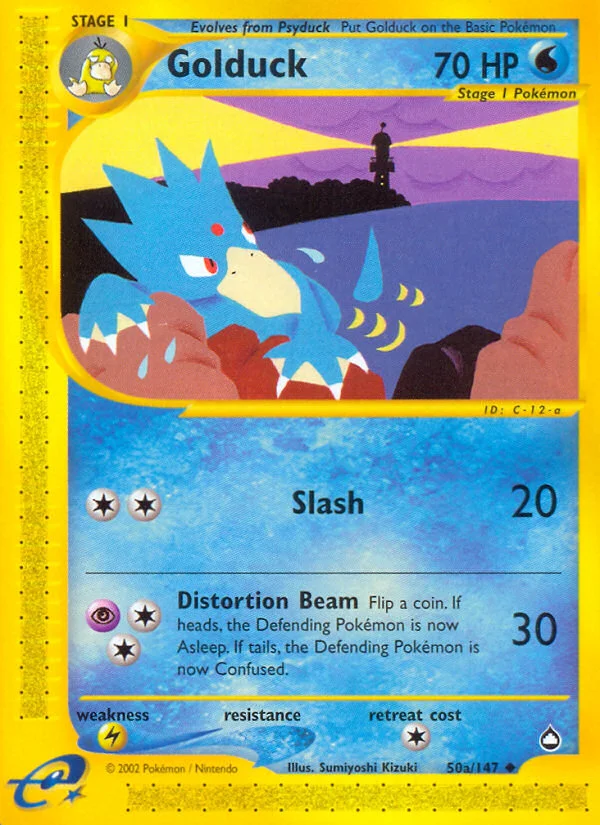 Golduck Pokemon card