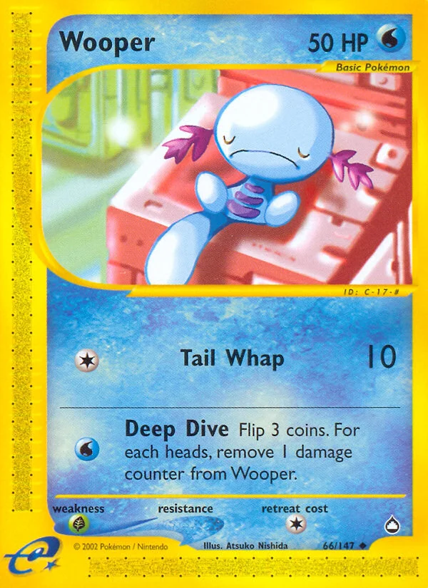 Wooper Pokemon card