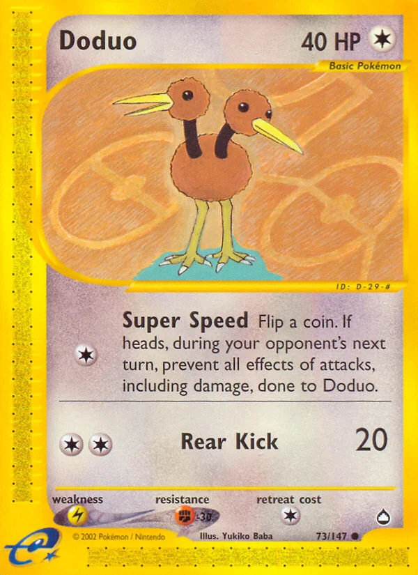Doduo Pokemon card