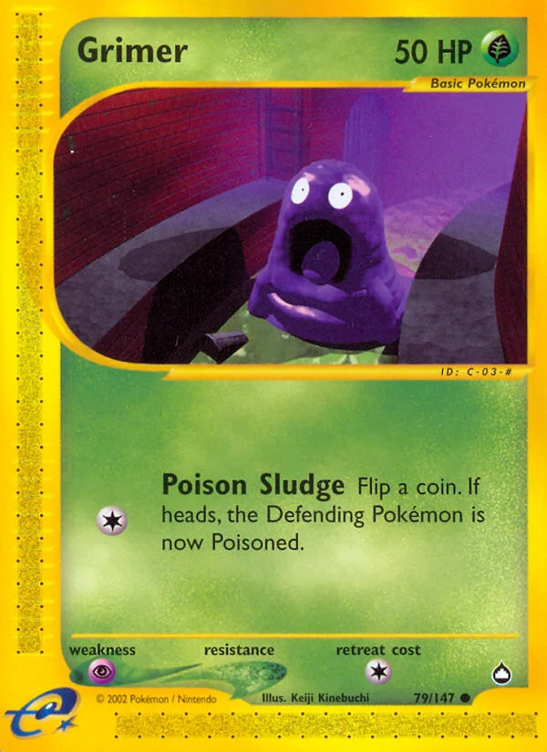 Grimer Pokemon card