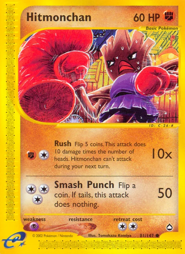 Hitmonchan Pokemon card