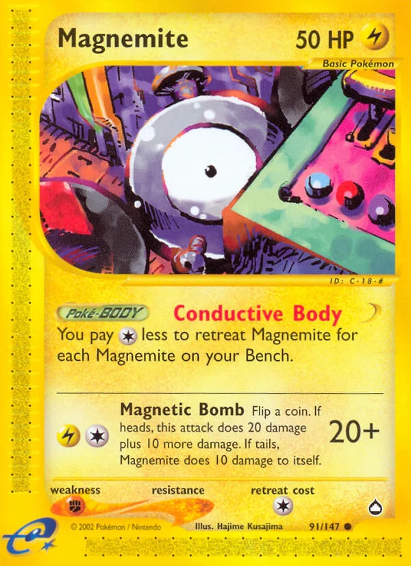 Magnemite Pokemon card