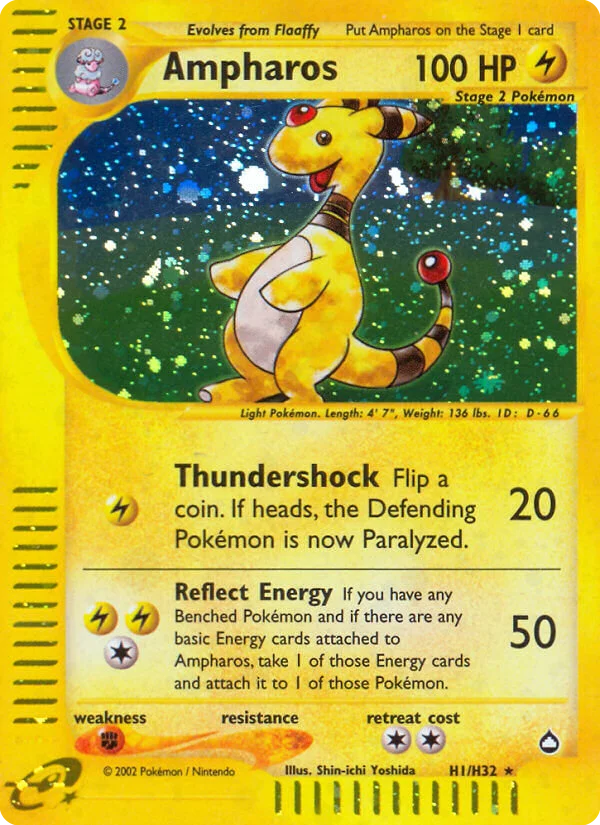 Ampharos Pokemon card
