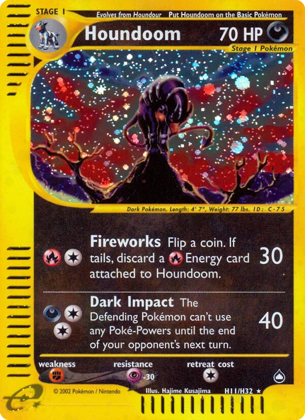 Houndoom Pokemon card