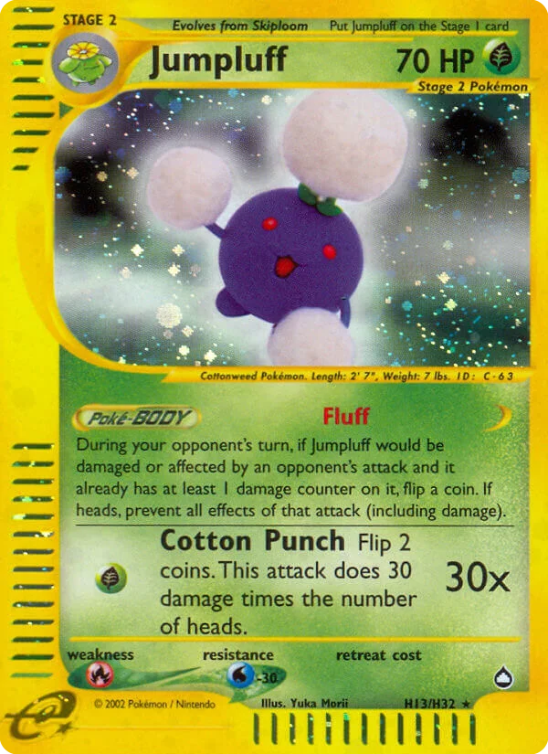 Jumpluff Pokemon card