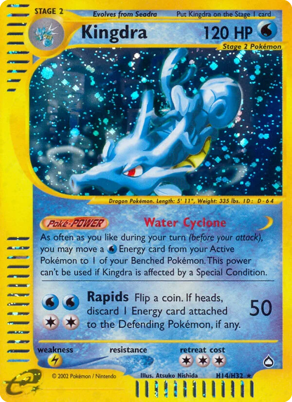 Kingdra Pokemon card
