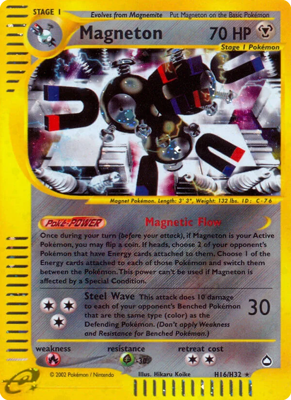 Magneton Pokemon card