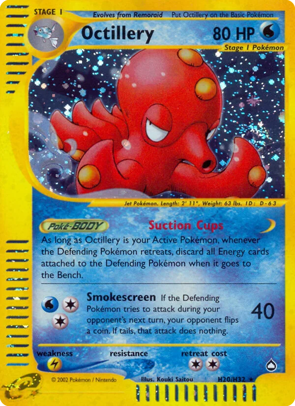 Octillery Pokemon card