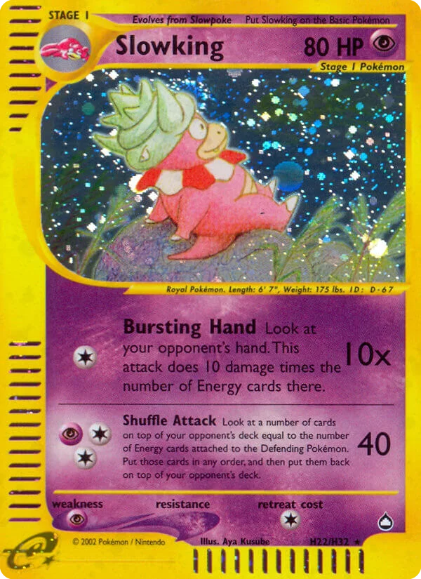 Slowking Pokemon card