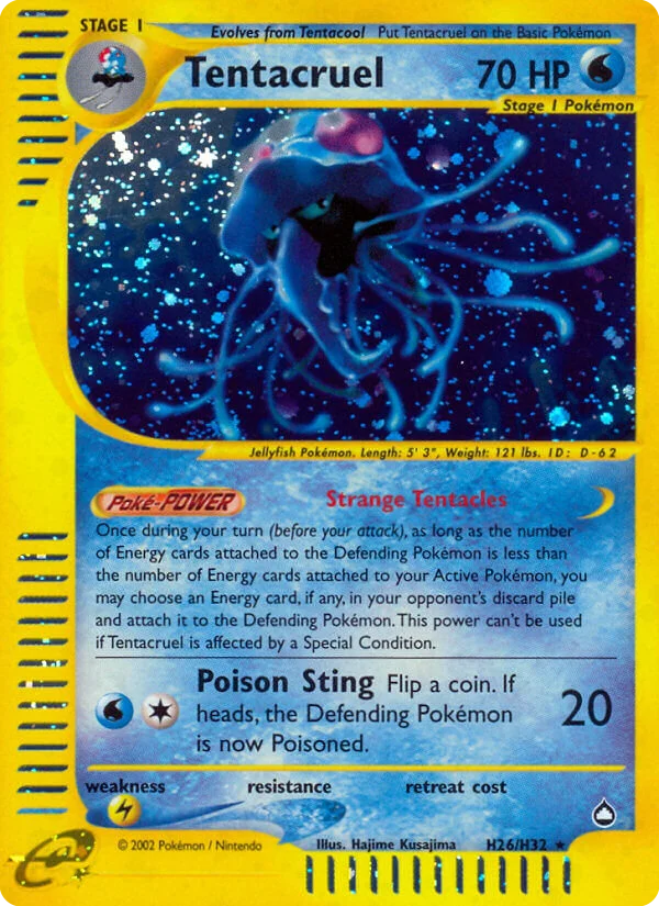 Tentacruel Pokemon card