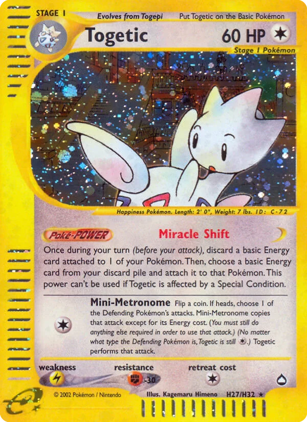 Togetic Pokemon card