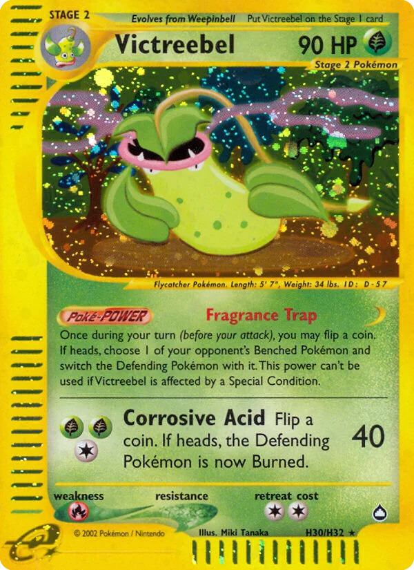 Victreebel Pokemon card