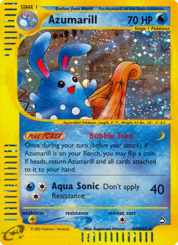 Azumarill Pokemon card