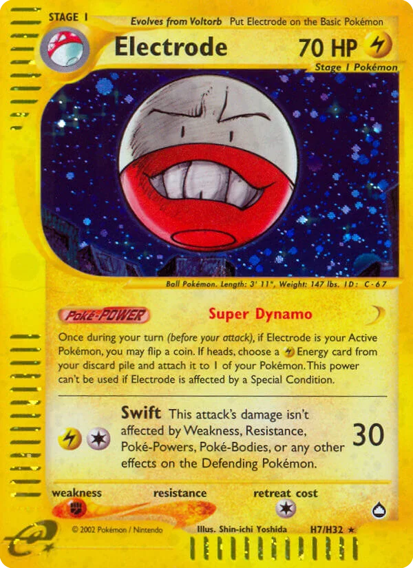 Electrode Pokemon card