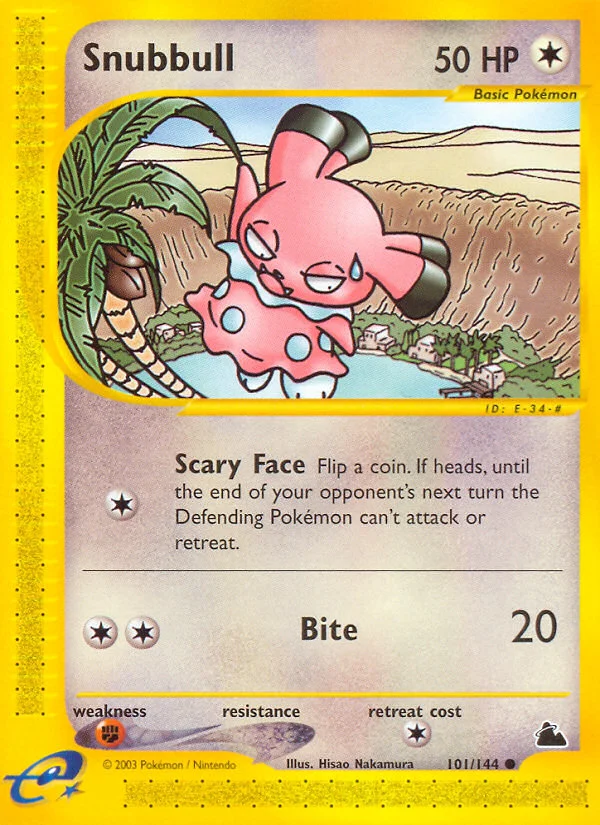 Snubbull Pokemon card