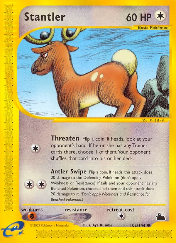 Stantler Pokemon card