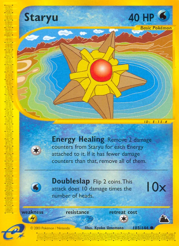 Staryu Pokemon card