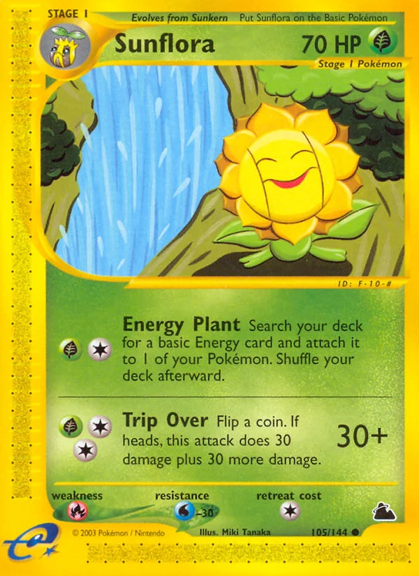 Sunflora Pokemon card