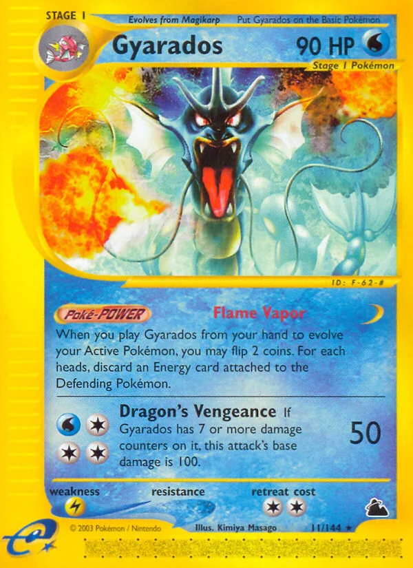 Gyarados Pokemon card