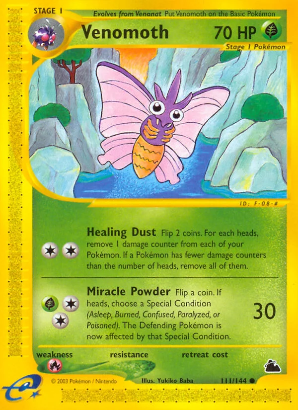 Venomoth Pokemon card