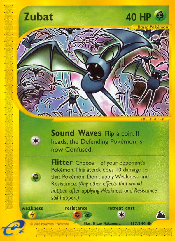 Zubat Pokemon card