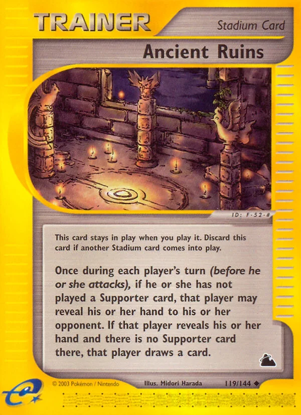 Ancient Ruins Pokemon card