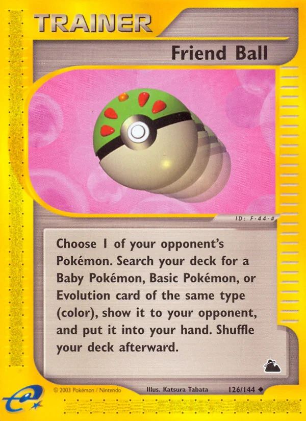 Friend Ball Pokemon card