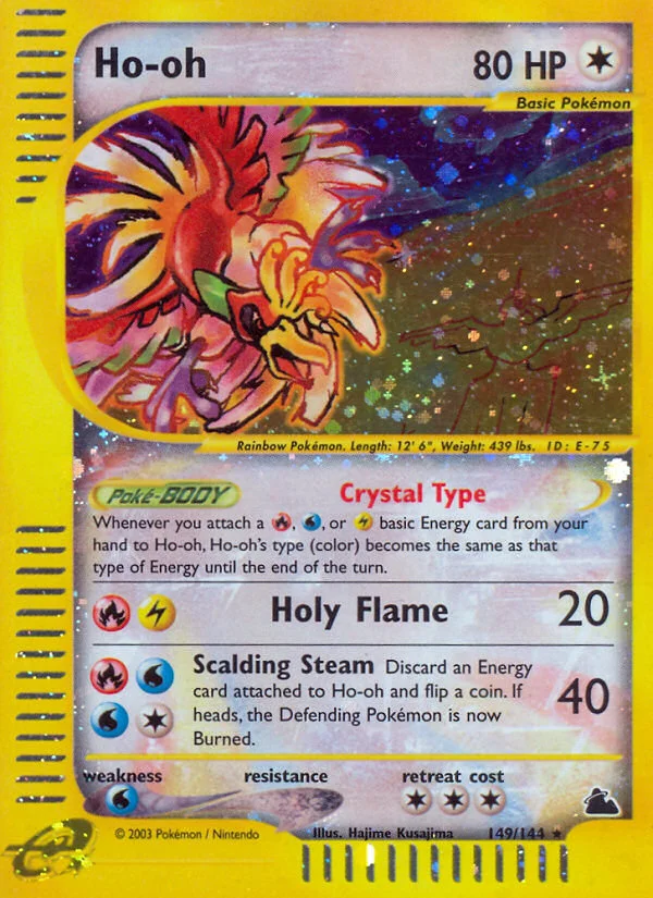 Ho-oh Pokemon card