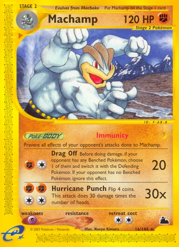 Machamp Pokemon card