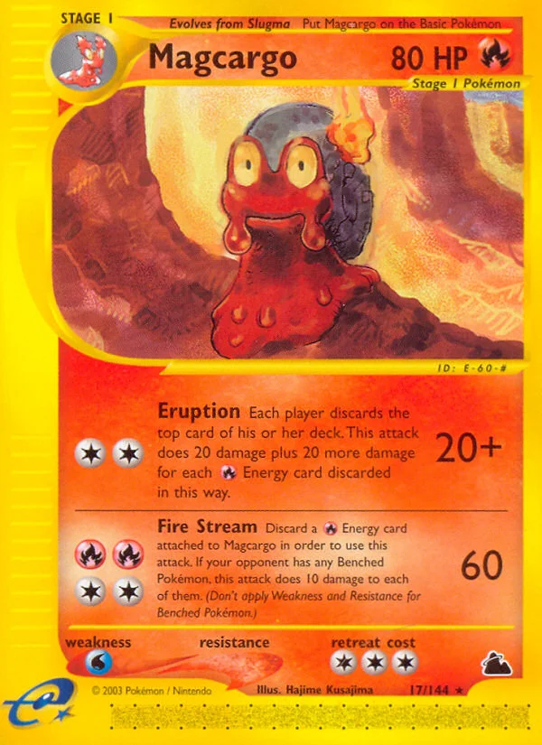 Magcargo Pokemon card