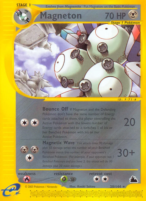 Magneton Pokemon card