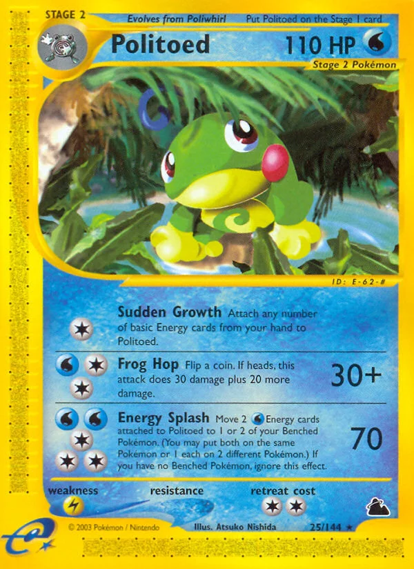 Politoed Pokemon card