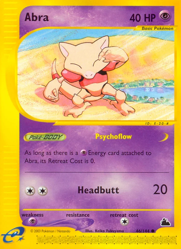 Abra Pokemon card