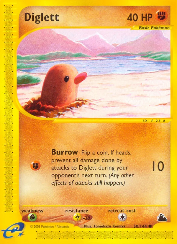 Diglett Pokemon card