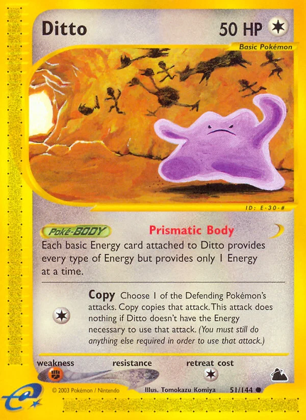 Ditto Pokemon card