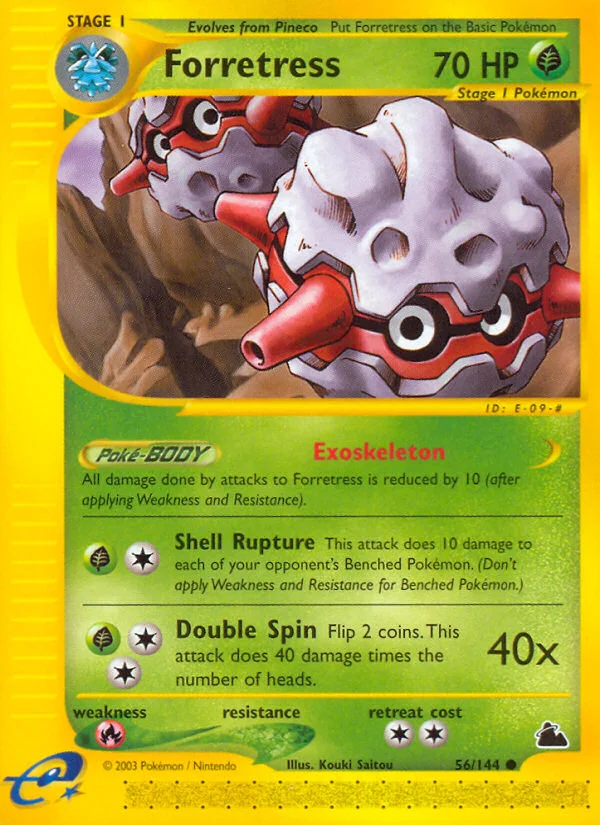 Forretress Pokemon card