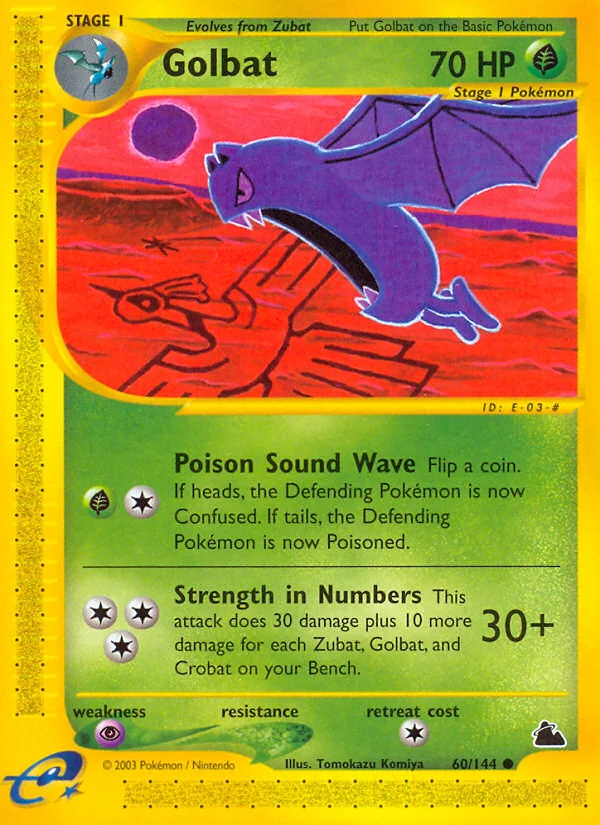 Golbat Pokemon card