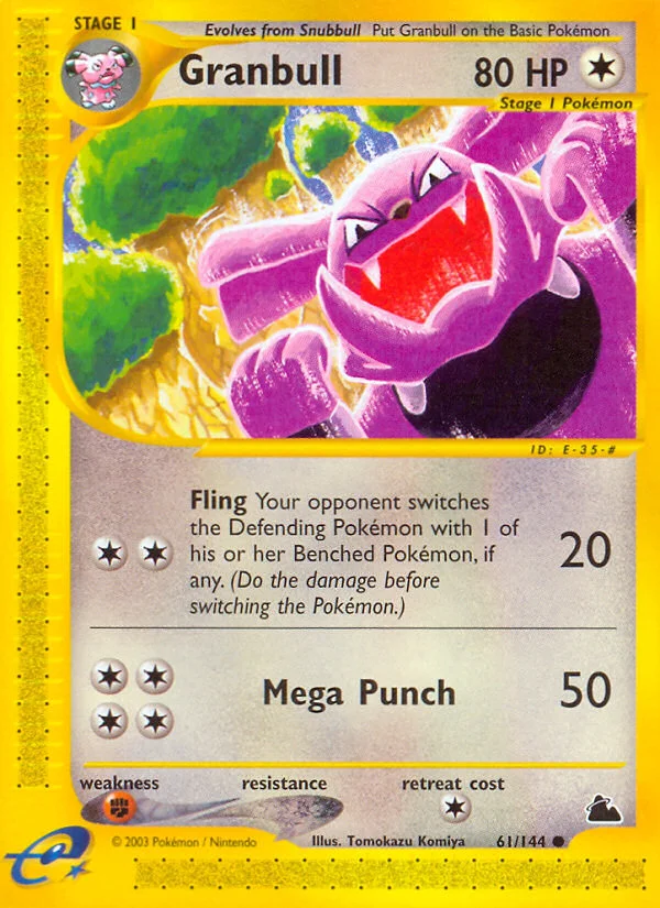 Granbull Pokemon card
