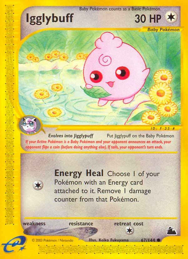 Igglybuff Pokemon card