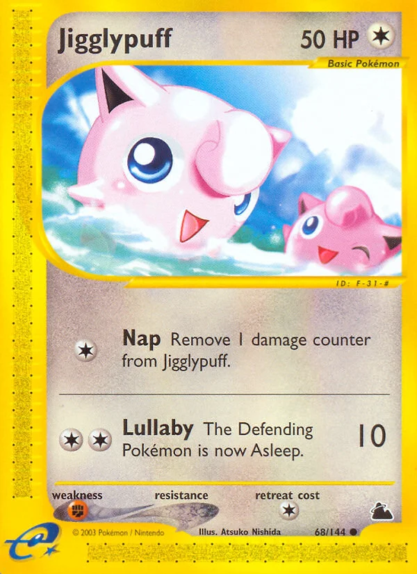 Jigglypuff Pokemon card