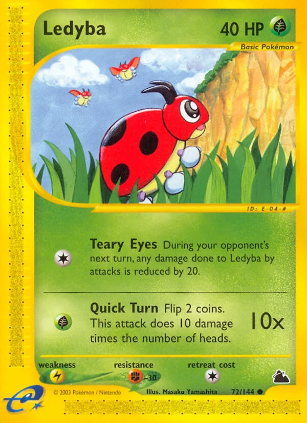 Ledyba Pokemon card
