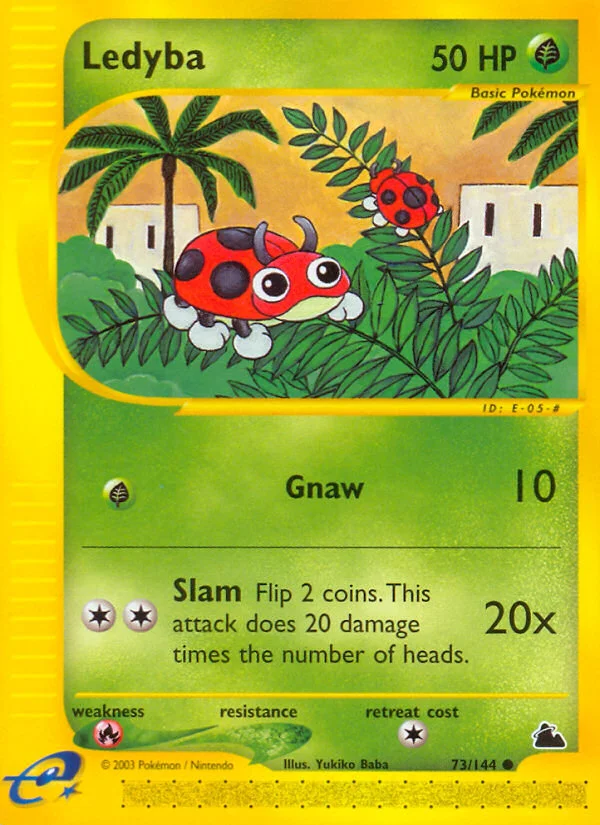 Ledyba Pokemon card