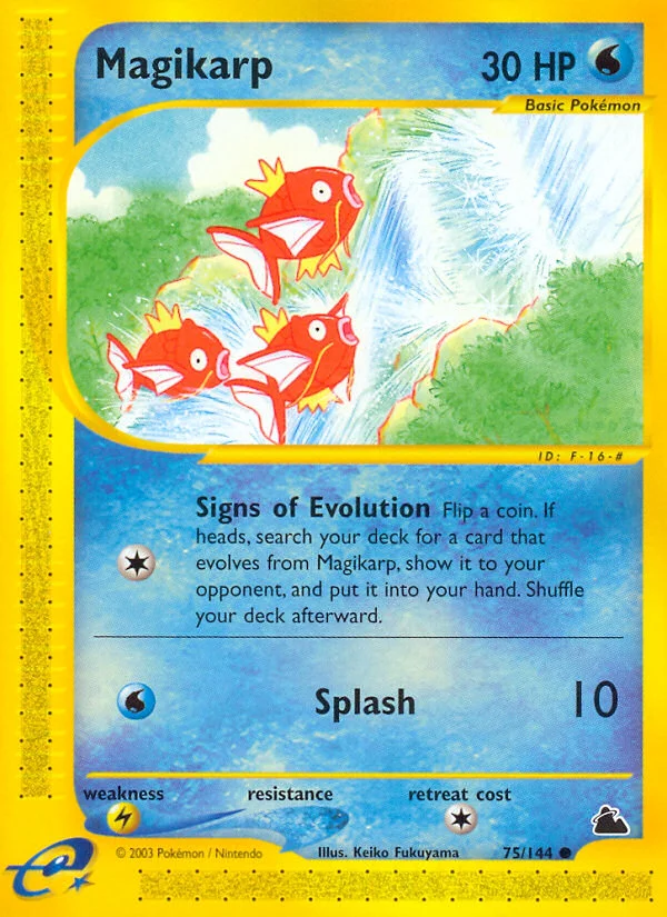 Magikarp Pokemon card