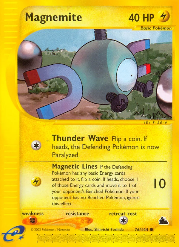Magnemite Pokemon card
