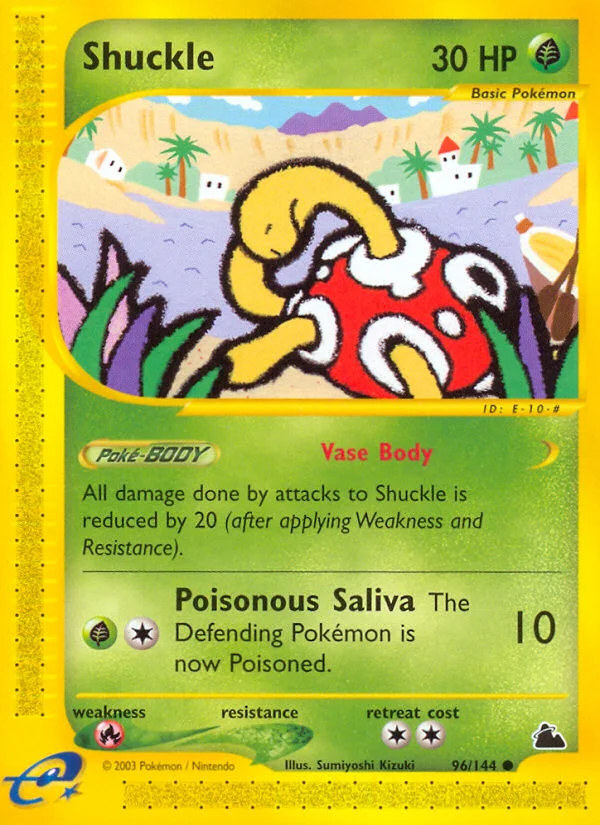 Shuckle Pokemon card