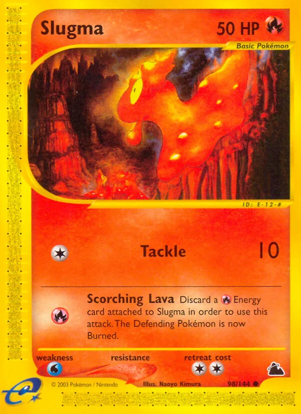 Slugma Pokemon card