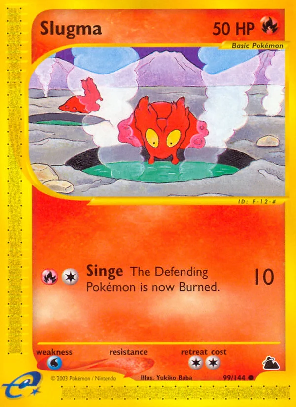 Slugma Pokemon card