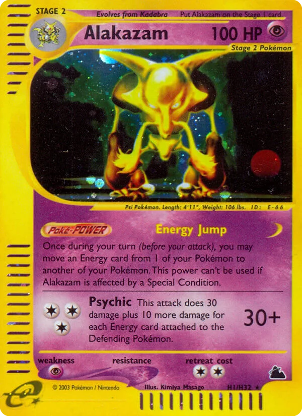 Alakazam Pokemon card