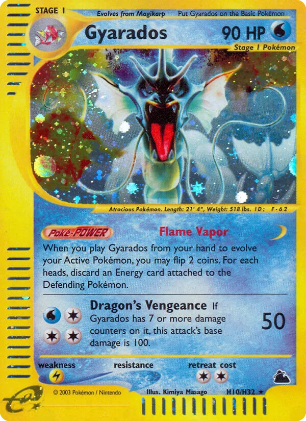 Gyarados Pokemon card