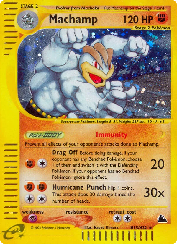 Machamp Pokemon card